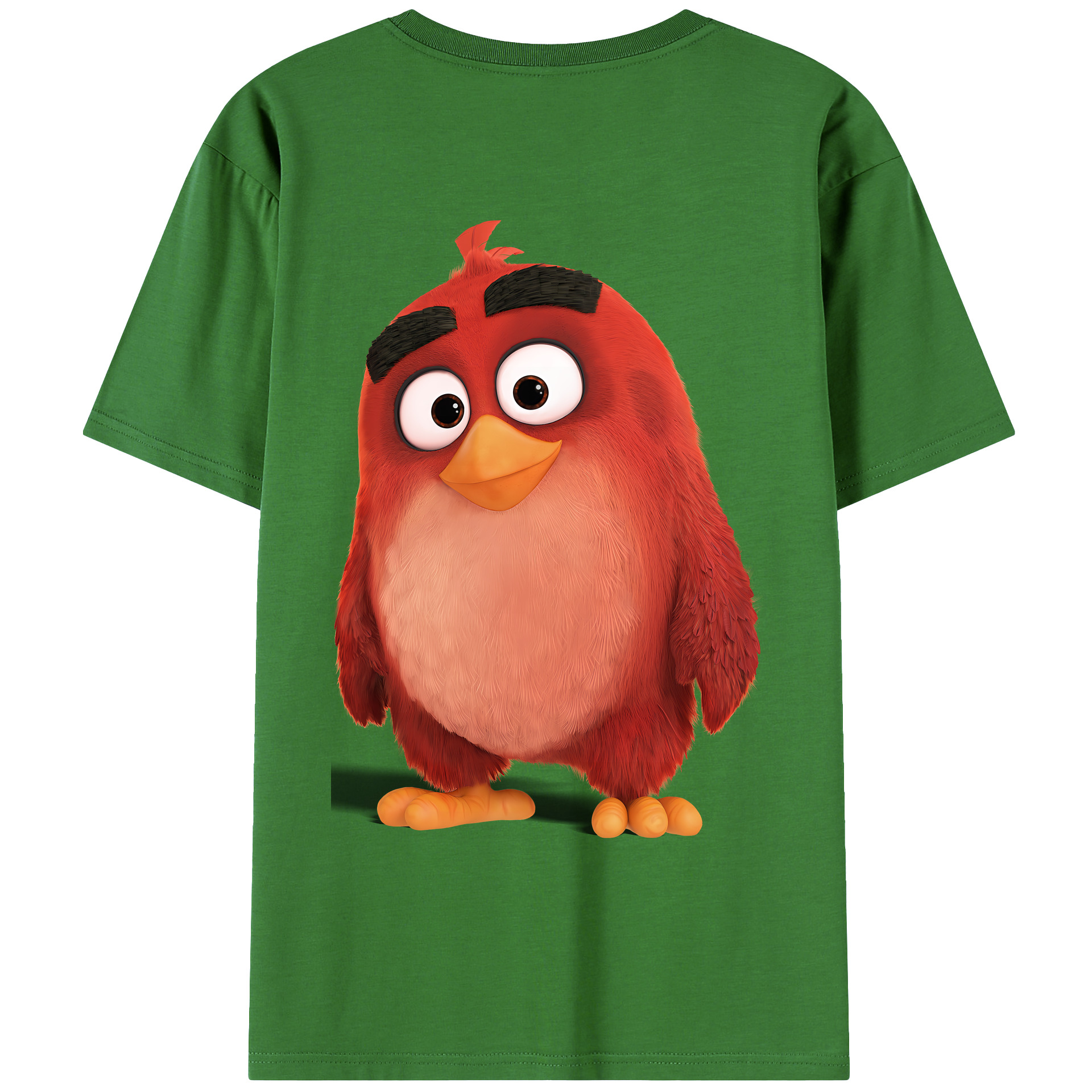 （画像用） Angry Birds アングリーバード レディース半袖Tシャツ(バックプリント)